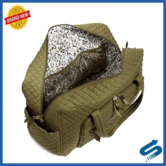 Weekender Travel Bag, Recycled Cotton, 30L Capacity, Carry-On Compliant